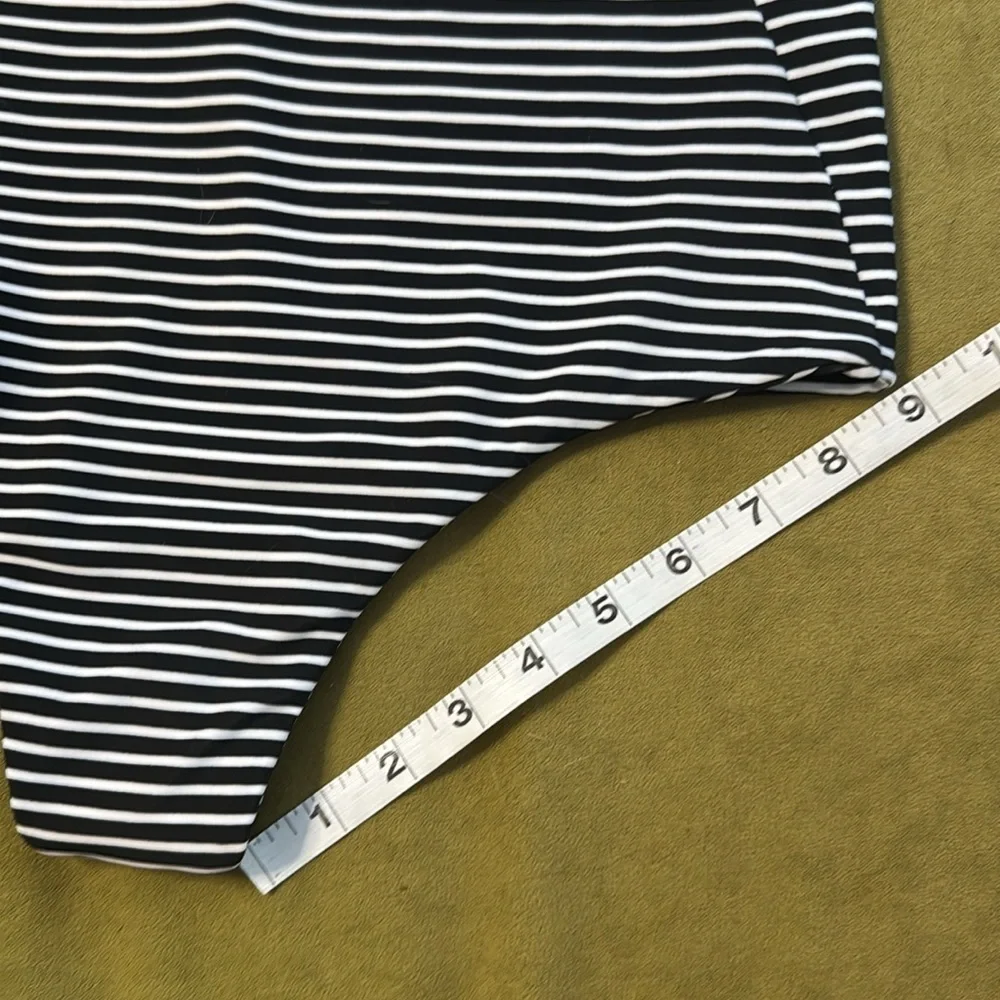 MIKOH Luana One Piece Swim Suit Black/White STRIPED XL 74 - Picture 12 of 16